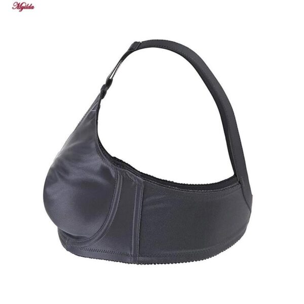 سوتین زنانه لین مدل فنردار کد 4680-741 رنگ طوسی