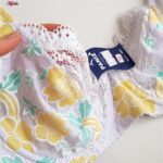 ست شورت و سوتین زنانه پانیذ مدل گیپوری فنردار کد 9036-6