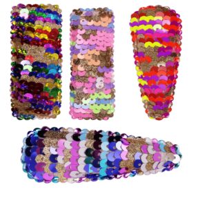 گیره مو زنانه مدل پولک براق