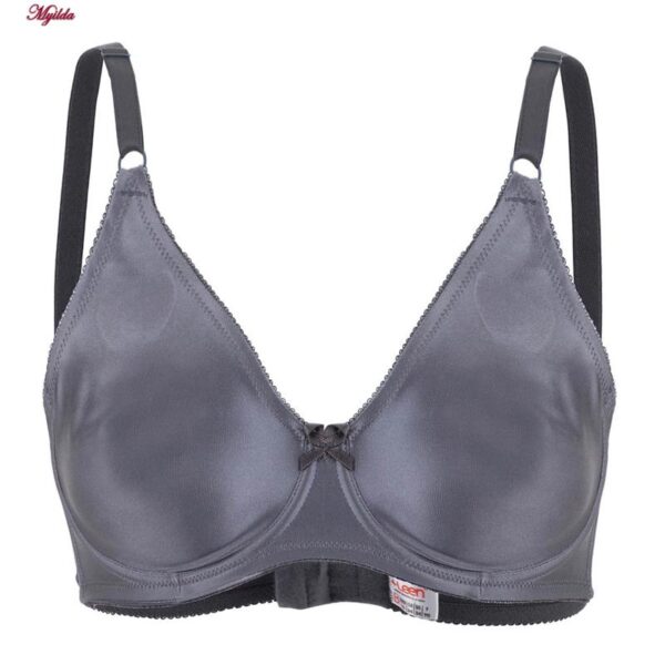 سوتین زنانه لین مدل فنردار کد 4680-741 رنگ طوسی