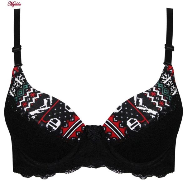 ست شورت و سوتین زنانه پانیذ مدل فنردار دکلته پوش آپ کد 4689-7