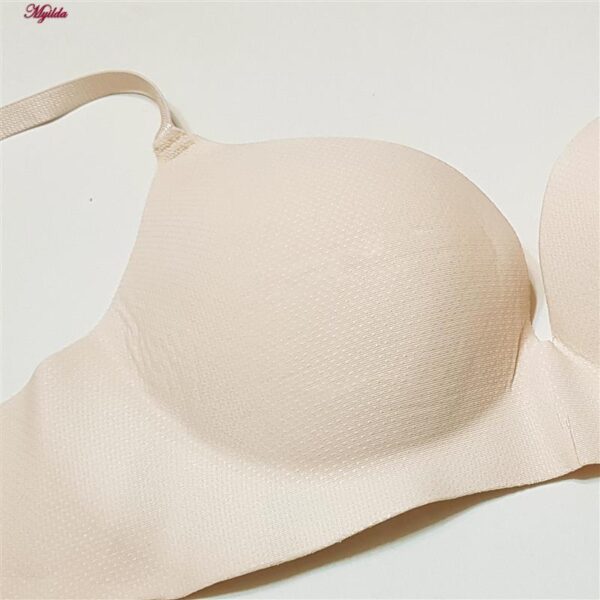 سوتین زنانه ماییلدا مدل بدون فنر پوش آپ کد 4749 رنگ کرم