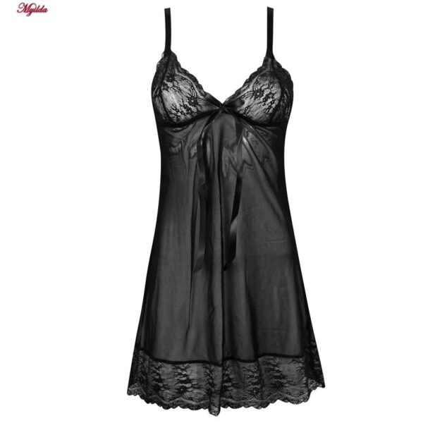 لباس خواب زنانه ماییلدا مدل 3685-804 رنگ مشکی مجموعه 3 عددی