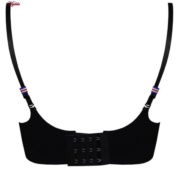 سوتین زنانه ماییلدا مدل بدون فنر پوش آپ کد 4749 رنگ مشکی