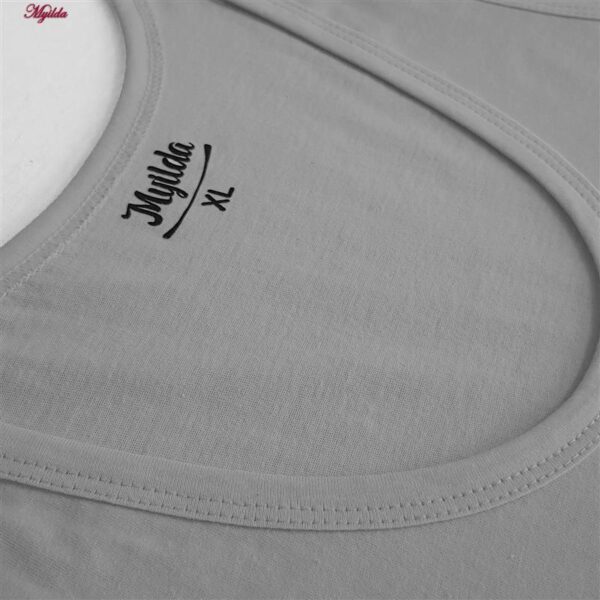 زیرپوش رکابی مردانه ماییلدا مدل پنبه ای کد 4712 رنگ طوسی