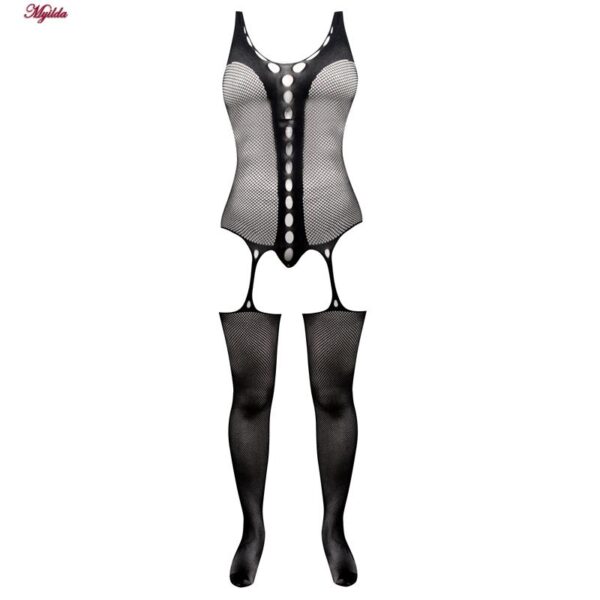 لباس خواب زنانه ماییلدا کد 4855-80180 رنگ مشکی