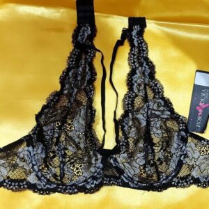 سوتین زنانه گیپوری مشکی کد R-319