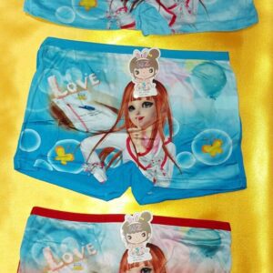 پک 3 عددی شورت پادار دخترانه کد R-331