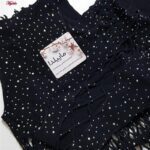 لباس خواب زنانه ماییلدا مدل نگین دار کد 4860-7179 رنگ مشکی