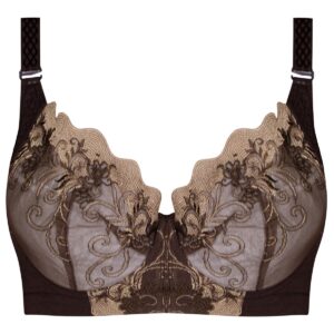 سوتین زنانه ماییلدا مدل فنردار کد 3939-7 رنگ قهوه ای