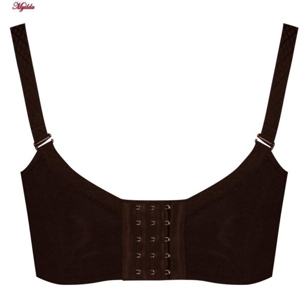 سوتین زنانه ماییلدا مدل فنردار کد 3939-7 رنگ قهوه ای