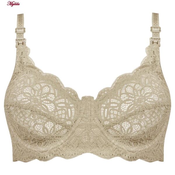 سوتین شیردهی کارنا رز مدل فنردار کد 4866-900 رنگ کرم