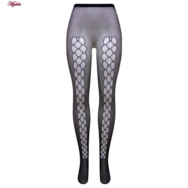 جوراب شلواری زنانه ماییلدا مدل پنجره ای کد 4624 رنگ مشکی