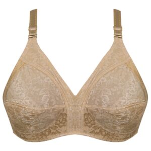 سوتین زنانه پانیذ مدل بدون فنر کد 77359 رنگ کرم