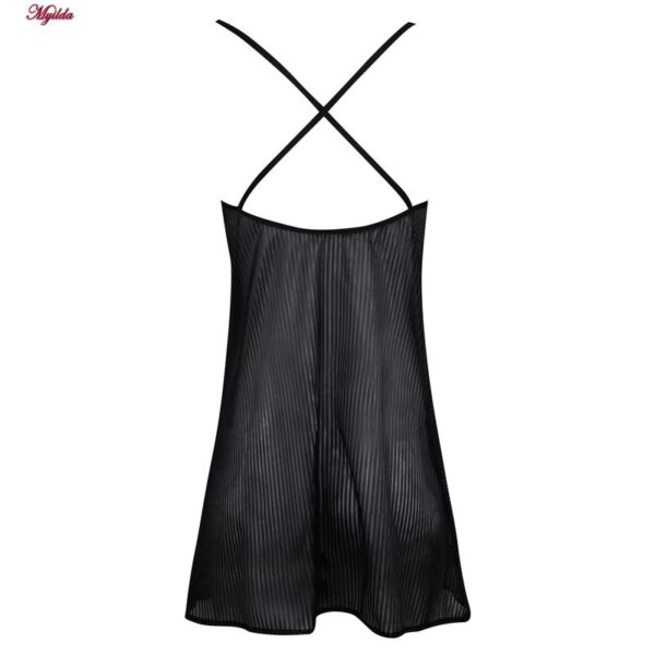 لباس خواب زنانه ماییلدا کد 4738-9966 رنگ مشکی