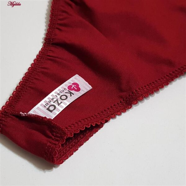 شورت زنانه کوزا مدل اسلیپ نخی کد 4840 بسته 2 عددی