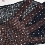 لباس خواب زنانه ماییلدا مدل نگین دار فانتزی کد 4860-7262 رنگ مشکی