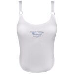 کراپ‌تاپ زنانه ماییلدا مدل پشت کوتاه کد 4790 رنگ سفید