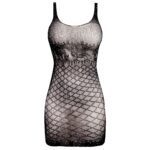 لباس خواب زنانه ماییلدا مدل نگین دار فانتزی کد 4860-7064 رنگ مشکی