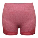 شلوارک ورزشی زنانه ماییلدا مدل پشت چین دار کد 4846 رنگ آلبالویی