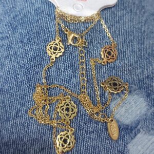 گردنبند طلایی برند R Wطلایی کد R-435