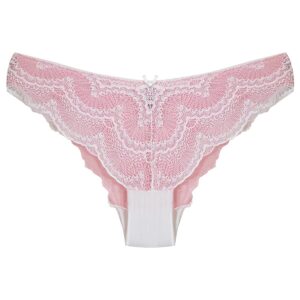 شورت زنانه چانبی شو مدل گیپوری کد 4797 رنگ صورتی