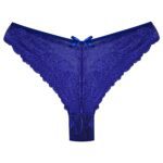 شورت زنانه کوزا مدل گیپور گلدار فانتزی کد 4886 رنگ آبی