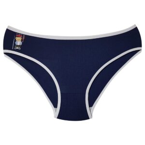 شورت زنانه ماییلدا مدل اسلیپ کبریتی بغل چاپی کد 4884 رنگ سرمه ای