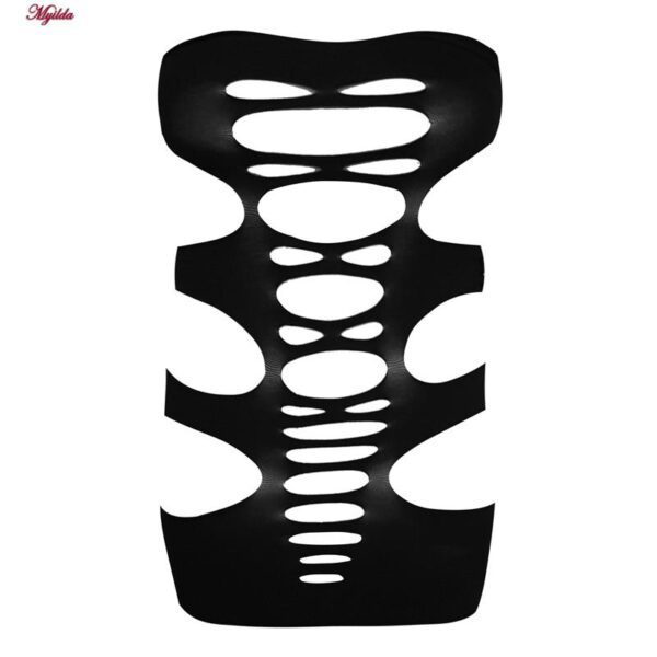 لباس خواب زنانه ماییلدا مدل فانتزی کد 4855-7143 رنگ مشکی