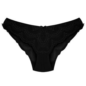 شورت زنانه چانبی شو مدل گیپوری کد 4797 رنگ مشکی