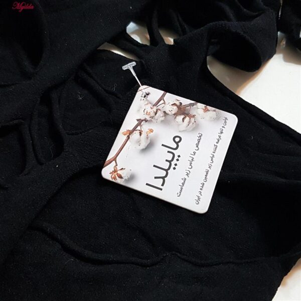 لباس خواب زنانه ماییلدا مدل فانتزی کد 4855-7143 رنگ مشکی