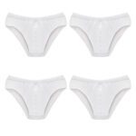 شورت مردانه ماییلدا مدل 4700-4 رنگ سفید بسته چهار عددی