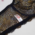 ست شورت و سوتین زنانه کارنا رز مدل فنردار گیپور هندسی کد 4874-2038-2 رنگ زرد