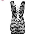 لباس خواب زنانه ماییلدا مدل فانتزی کد 4855-7091 رنگ مشکی