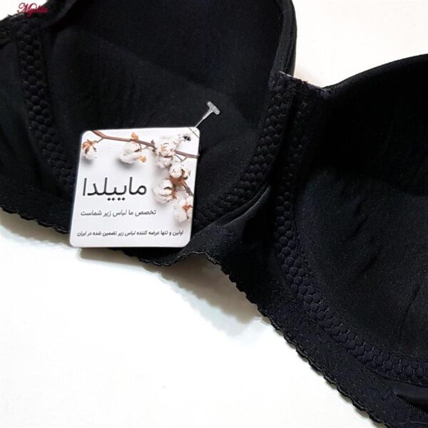 سوتین زنانه ماییلدا مدل پوش اپ فنردار کد 4856 رنگ مشکی