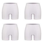 شورت مردانه ماییلدا مدل پادار پنبه ای کد 4702-4 رنگ سفید بسته چهار عددی