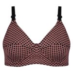 سوتین زنانه ماییلدا مدل بدون فنر خال خالی پاستیلی کد 4651 رنگ صورتی