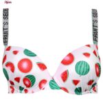 ست شورت و سوتین زنانه ماییلدا مدل فنردار پوش آپ فروتی هندوانه کد 4845-1