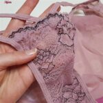 ست شورت و سوتین زنانه کارنا رز مدل فنردار هارنس ضربدری کد 4871-2036 رنگ کالباسی