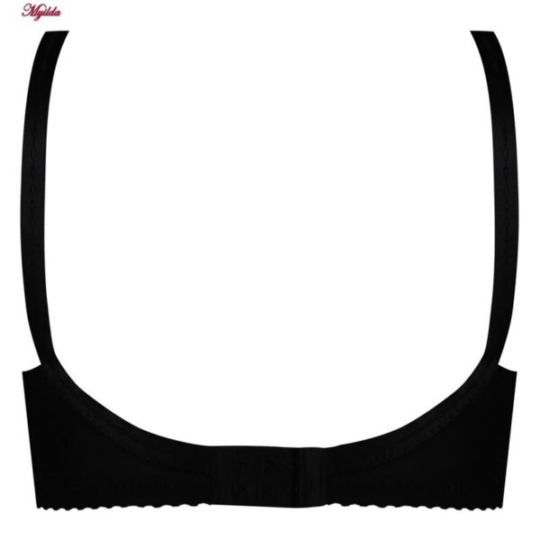 سوتین زنانه بارانه مدل بدون فنر گلدار کد 123 رنگ مشکی