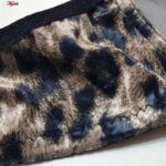 ست شورت و سوتین زنانه کارنا رز مدل فنردار پلنگی کد 4876-2043 رنگ مشکی