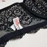 ست شورت و سوتین زنانه کارنا رز مدل هارنس ستاره ای فنردار کد 4868-2037 رنگ مشکی