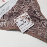 شورت زنانه مدل دانتل کش پهن کد 4881 رنگ قهوه ای