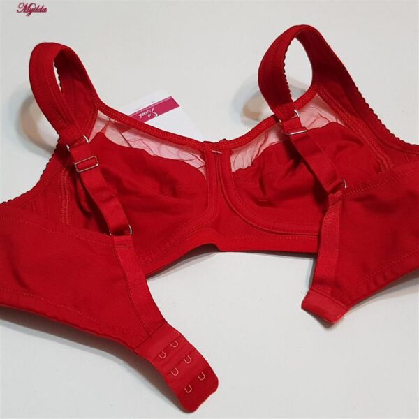 سوتین زنانه اما مدل بدون فنر کد 4928-4100 رنگ قرمز