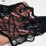 لباس خواب زنانه ماییلدا مدل فیشنت فاق باز کد 4855-S40 رنگ مشکی