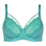 سوتین زنانه ماییلدا مدل فنردار گیپور گلدار هارنس کد 4889