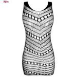 لباس خواب زنانه ماییلدا مدل فانتزی فیشنت کد 4855-86068 رنگ مشکی