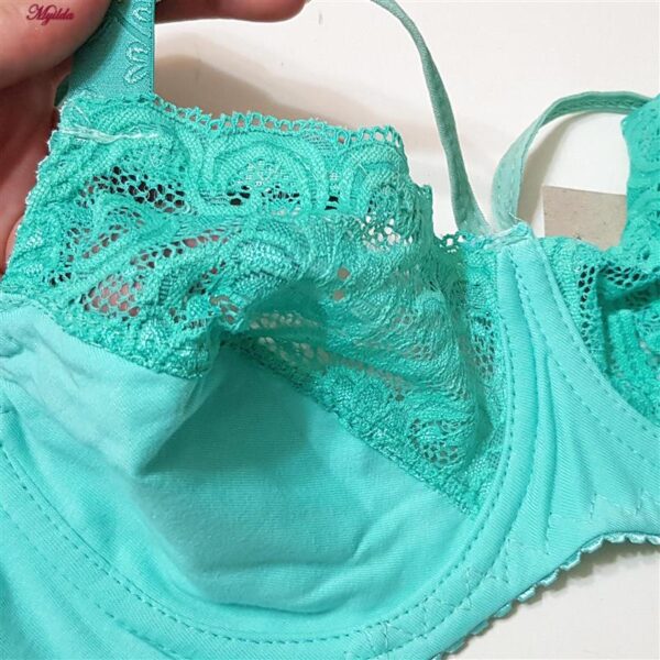 سوتین زنانه ماییلدا مدل فنردار گیپور گلدار هارنس کد 4889