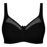 سوتین زنانه اما مدل بدون فنر کد 4928-4100 رنگ مشکی