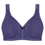 سوتین زنانه اما مدل بدون فنر کد 4929-3022 رنگ آبی کاربنی